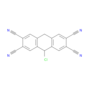 2,3,6,7-Anthracenetetracarbonitrile, 9-chloro-9,10-dihydro-