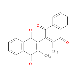 [2,2'-Binaphthalene]-1,1',4,4'-tetrone, 3,3'-dimethyl-