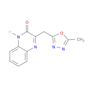 2(1H)-Quinoxalinone, 3-[(5-methyl-1,3,4-oxadiazol-2-yl)methyl]-