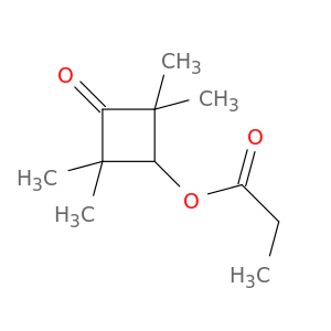 Cyclobutanone,2,2,4,4-tetramethyl-3-(1-oxopropoxy)-
