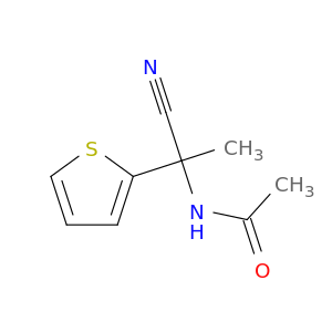 N-(2-CYANO-1-THIOPHEN-2-YL-ETHYL)ACETAMIDE