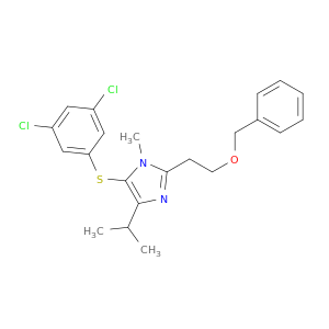 2-[2-(benzyloxy)ethyl]-5-[(3,5-dichlorophenyl)sulfanyl]-1-methyl-4-(1-methylethyl)-1h-imidazole