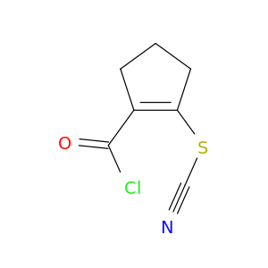 Thiocyanic acid,2-(chlorocarbonyl)-1-cyclopenten-1-yl ester