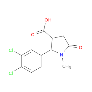 2-(3,4-dichlorophenyl)-1-methyl-5-oxopyrrolidine-3-carboxylic acid