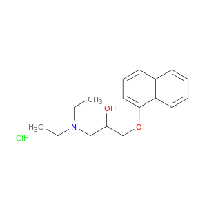 2-Propanol, 1-(diethylamino)-3-(1-naphthalenyloxy)-, hydrochloride