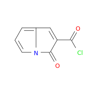 3H-Pyrrolizine-2-carbonylchloride, 3-oxo-