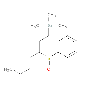 Silane, trimethyl[3-(phenylsulfinyl)heptyl]-