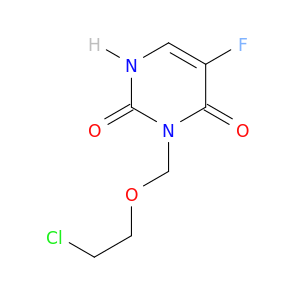 2,4(1H,3H)-Pyrimidinedione,3-[(2-chloroethoxy)methyl]-5-fluoro-