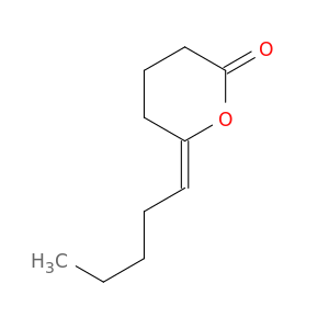 2H-Pyran-2-one, tetrahydro-6-pentylidene-, (6E)-