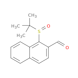 2-Naphthalenecarboxaldehyde, 1-[(1,1-dimethylethyl)sulfinyl]-