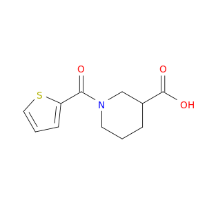 1-(Thiophene-2-carbonyl)piperidine-3-carboxylic Acid