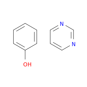 Phenol, compd. with pyrimidine (1:1)