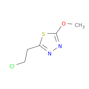 2-(2-chloroethyl)-5-methoxy-1,3,4-thiadiazole
