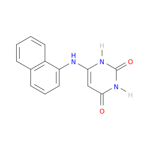 6-(naphthalen-1-ylamino)-1H-pyrimidine-2,4-dione