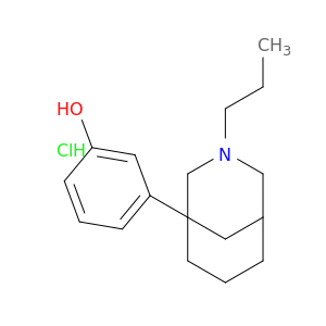 Phenol, 3-(3-propyl-3-azabicyclo[3.3.1]non-1-yl)-, hydrochloride