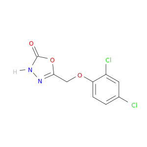 1,3,4-Oxadiazol-2(3H)-one, 5-[(2,4-dichlorophenoxy)methyl]-