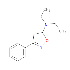 5-Isoxazolamine, N,N-diethyl-4,5-dihydro-3-phenyl-