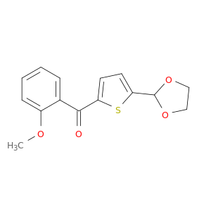 5-(1,3-DIOXOLAN-2-YL)-2-(2-METHOXYBENZOYL)THIOPHENE