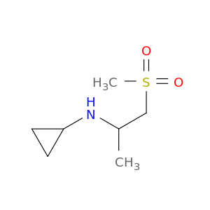 N-(1-methanesulfonylpropan-2-yl)cyclopropanamine