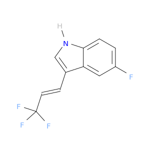 1H-Indole, 5-fluoro-3-[(1E)-3,3,3-trifluoro-1-propen-1-yl]-
