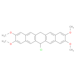 Pentacene, 6-chloro-6,13-dihydro-2,3,9,10-tetramethoxy-