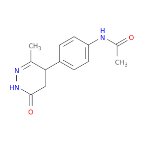 Acetamide,N-[4-(1,4,5,6-tetrahydro-3-methyl-6-oxo-4-pyridazinyl)phenyl]-