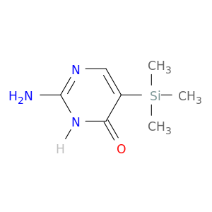 4(3H)-Pyrimidinone, 2-amino-5-(trimethylsilyl)-