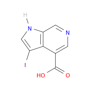 3-Iodo-1H-吡咯并[2,3-C]吡啶-4-羧酸