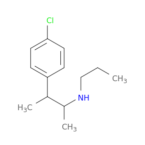 3-(4-chlorophenyl)-n-propylbutan-2-amine