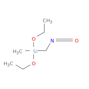 Silane, diethoxy(isocyanatomethyl)methyl-