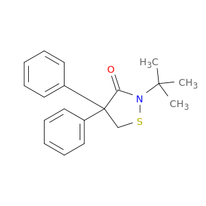 3-Isothiazolidinone, 2-(1,1-dimethylethyl)-4,4-diphenyl-