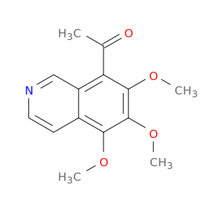 Ethanone, 1-(5,6,7-trimethoxy-8-isoquinolinyl)-