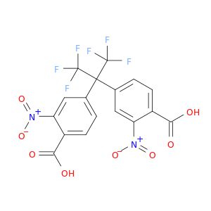 Benzoic acid,4,4'-[2,2,2-trifluoro-1-(trifluoromethyl)ethylidene]bis[2-nitro- (9CI)