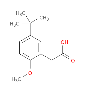 (5-tert-Butyl-2-methoxyphenyl)acetic acid
