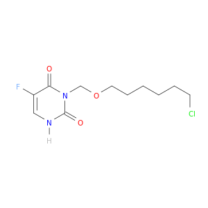 2,4(1H,3H)-Pyrimidinedione,3-[[(6-chlorohexyl)oxy]methyl]-5-fluoro-