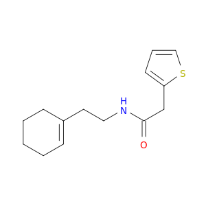 2-Thiopheneacetamide, N-[2-(1-cyclohexen-1-yl)ethyl]-