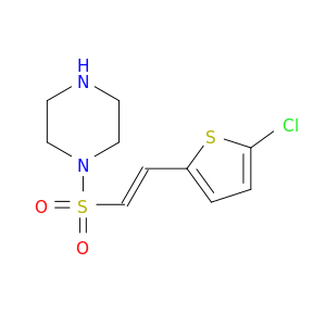 1-[[(1E)-2-(5-氯-2-噻吩基)乙烯基]哌嗪