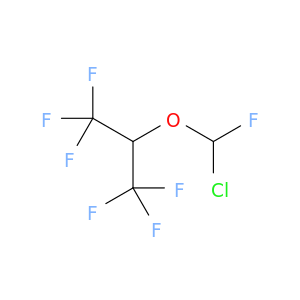 Propane, 2-(chlorofluoromethoxy)-1,1,1,3,3,3-hexafluoro-