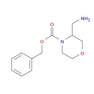 3-(氨基甲基)-4-吗啉羧酸苄酯