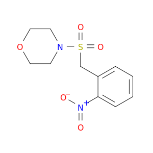 Morpholine, 4-[[(2-nitrophenyl)methyl]sulfonyl]-