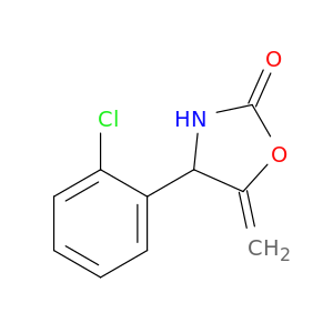 2-Oxazolidinone, 4-(2-chlorophenyl)-5-methylene-