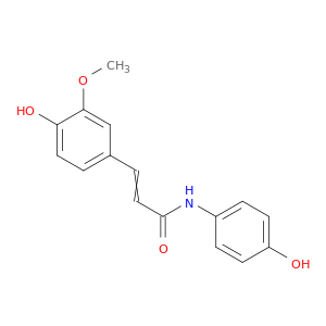 2-Propenamide, 3-(4-hydroxy-3-methoxyphenyl)-N-(4-hydroxyphenyl)-