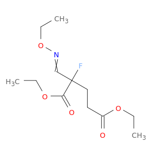 Pentanedioicacid, 2-(ethoxyiminomethyl)-2-fluoro-, 1,5-diethyl ester
