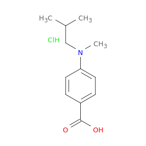 4-[Methyl(2-methylpropyl)amino]benzoic Acid Hydrochloride