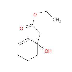 2-Cyclohexene-1-acetic acid, 1-hydroxy-, ethyl ester, (S)-