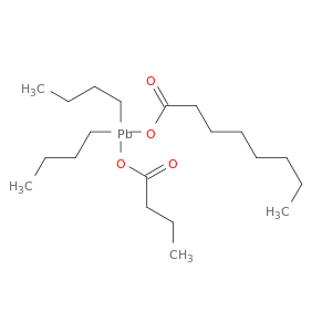 Plumbane, dibutyl(1-oxobutoxy)[(1-oxooctyl)oxy]-