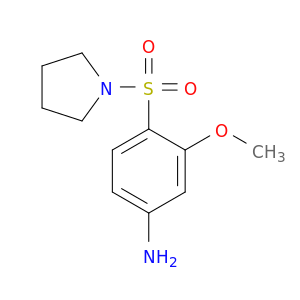 3-Methoxy-4-(pyrrolidine-1-sulfonyl)aniline