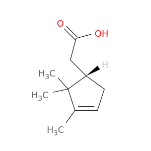 3-Cyclopentene-1-acetic acid, 2,2,3-trimethyl-, (1S)-