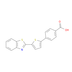 Benzoic acid, 4-[5-(2-benzothiazolyl)-2-thienyl]-