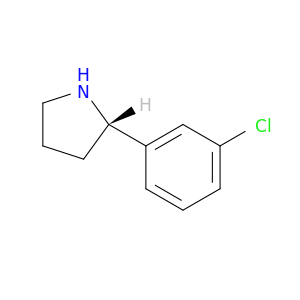 (S)-2-(3-氯苯基)吡咯烷